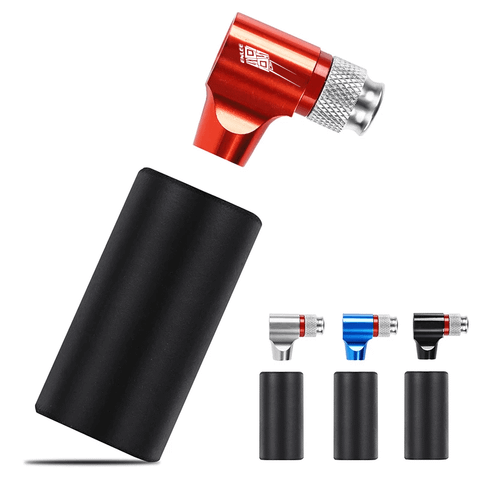 CO₂ inflator head with EVA foam sleeve