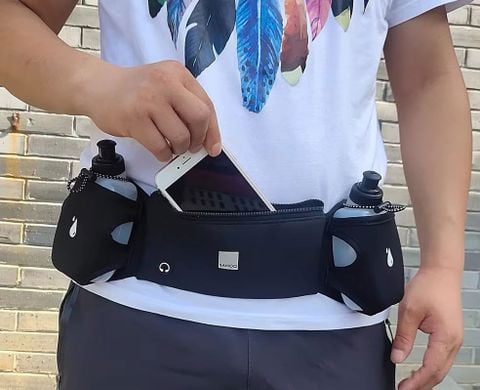 Túi chạy bộ đeo hông | Waist Belt with 2 Flasks
