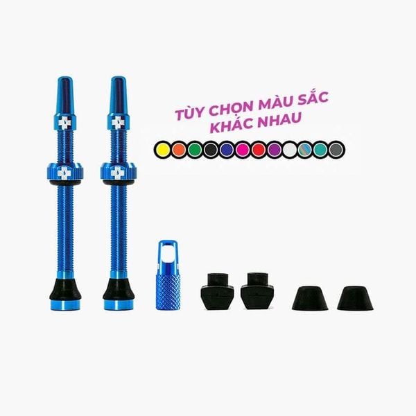 Bộ van Muc off Tubeless Blue