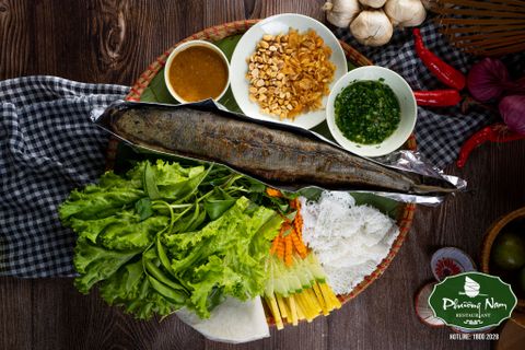 Bánh tráng phơi sương cuốn cá lóc nướng (Chính hiệu)