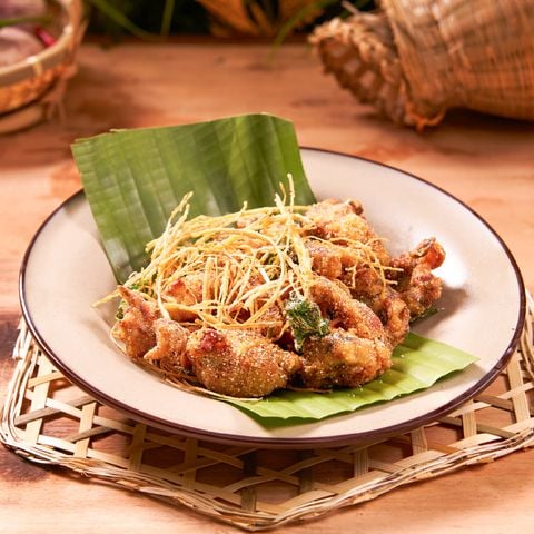 Ếch đồng rang muối