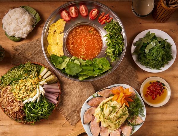 lẩu cá tầm Hà Nội