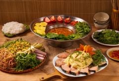 Lẩu cá tầm lá giang