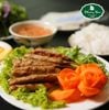 Nem nướng cuốn bánh hỏi