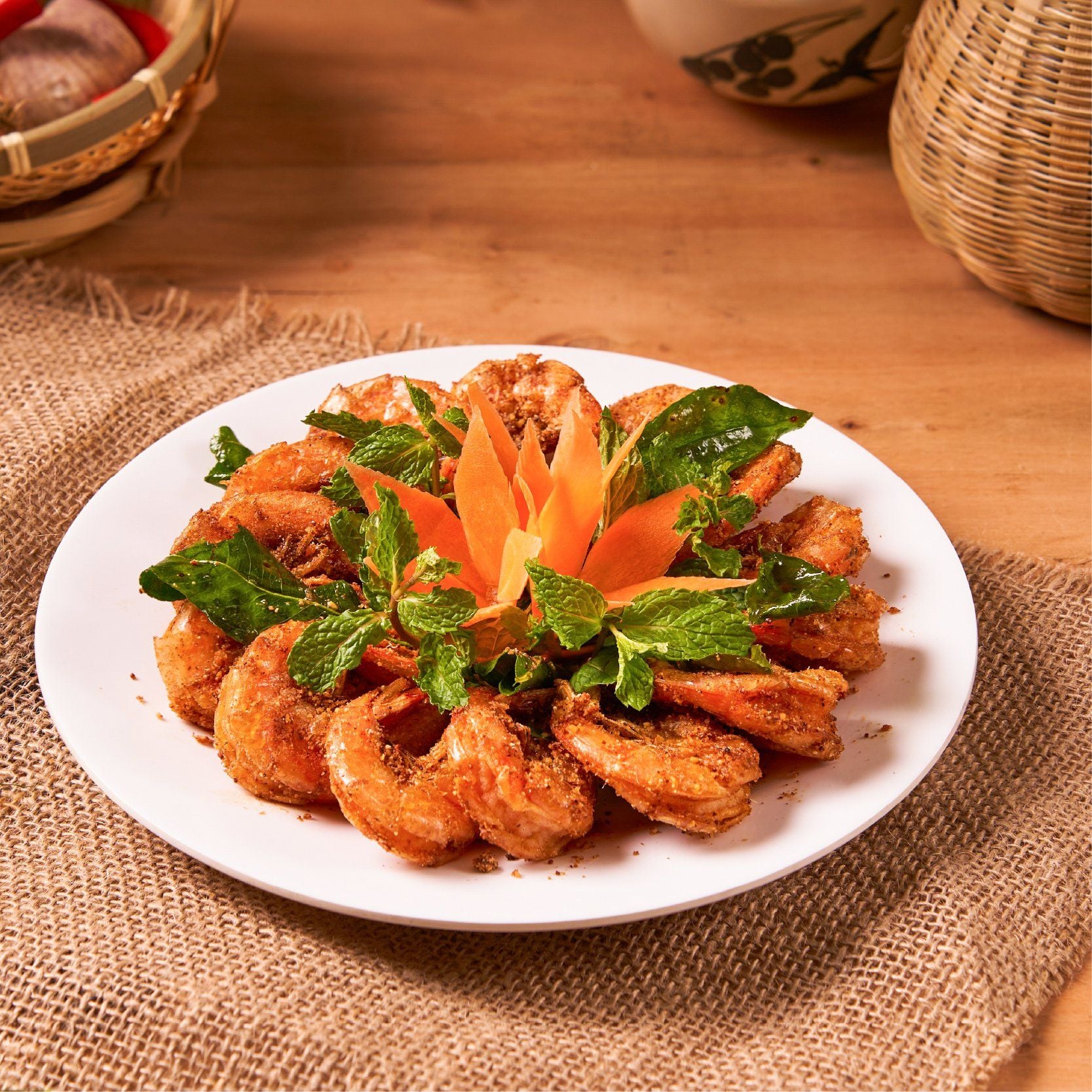 Tôm xốt trứng muối