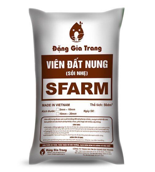 Viên đất nung dạng bao