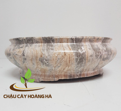 Chậu nhựa vân đá cao cấp - VD008