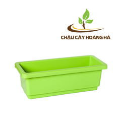 Chậu chữ nhật thông minh trồng hoa dài 48cm