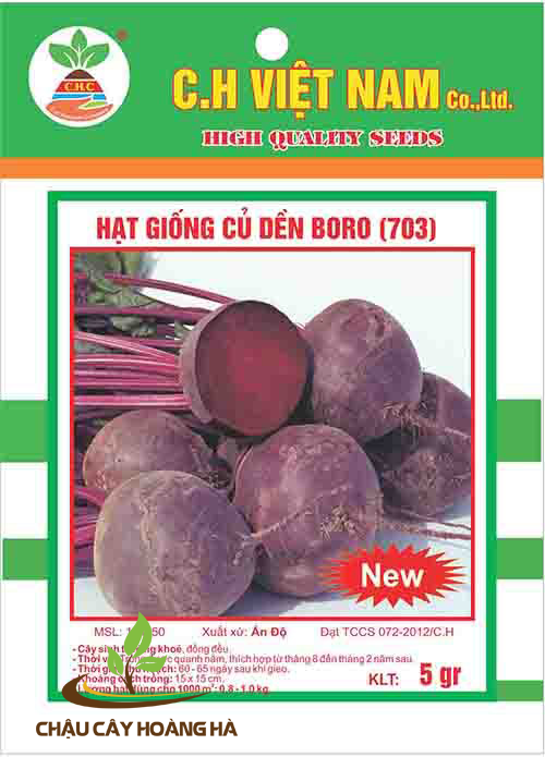 Hạt giống củ dền Boro