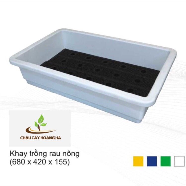 Khay trồng rau sạch thông minh dài 68cm