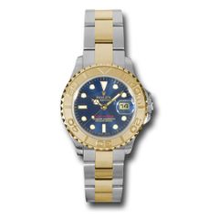 Đồng hồ Rolex Steel và Yellow Gold Lady Yacht-Master Blue Dial 169623 b 29mm