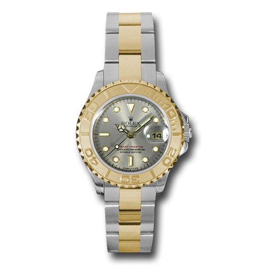 Đồng hồ Rolex Steel và Yellow Gold Lady Yacht-Master Grey Dial 169623 g 29mm