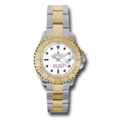 Đồng hồ Rolex Steel và Yellow Gold Lady Yacht-Master White Dial 169623 29mm