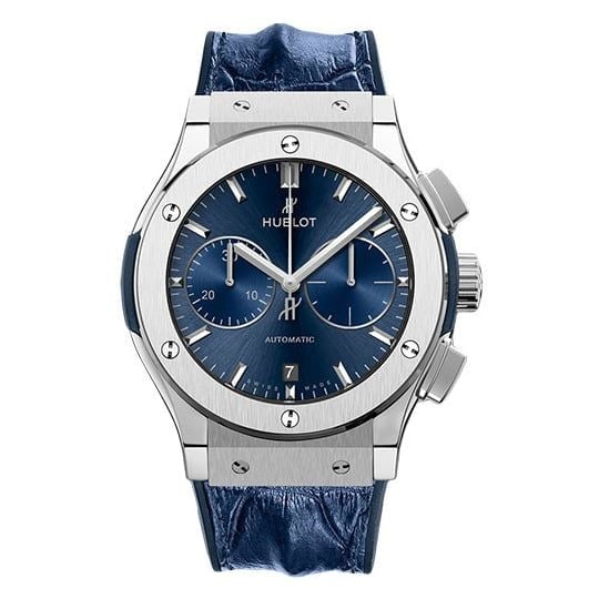 Đồng hồ Hublot Classic Fusion Blue Chronograph Titanium 521.NX.7170.LR 45mm