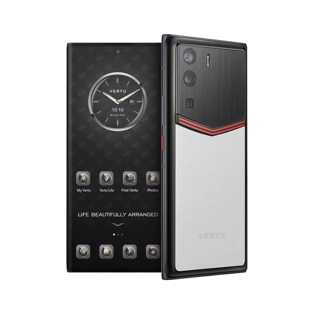 METAVERTU Enameled Calf Leather White Pro