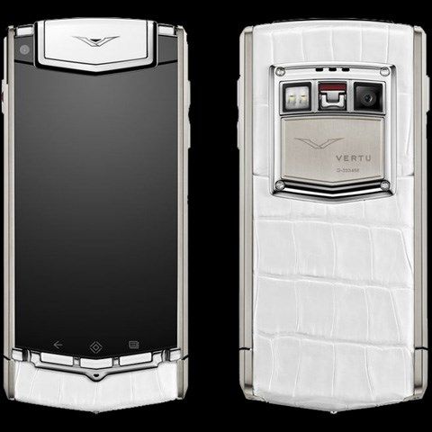 Vertu Ti White Alligator