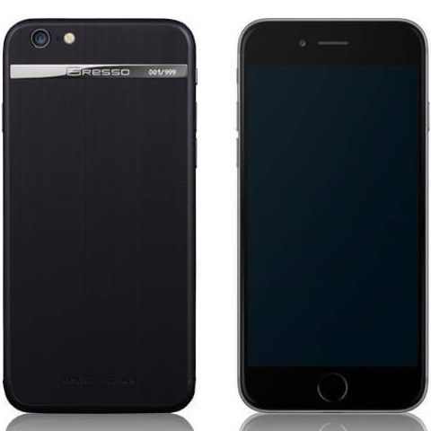 Gresso Model G2 - cho iPhone 6, 128GB, White Gold, PVD-coated titanium case