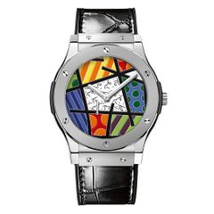 Đồng hồ Hublot Classic Fusion Ultra-Thin Enamel Britto Platinum 515.TS.0910.LR 45mm