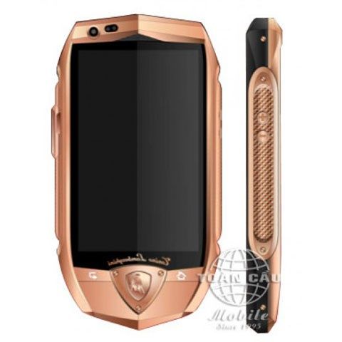 Lamborghini TL702 Rose Gold, Black Croco Leather