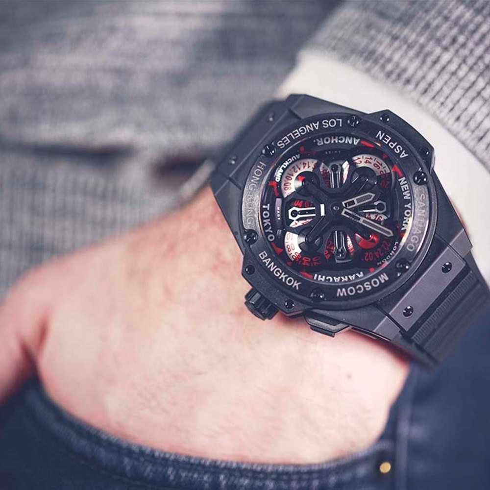 Hublot king clearance power unico gmt
