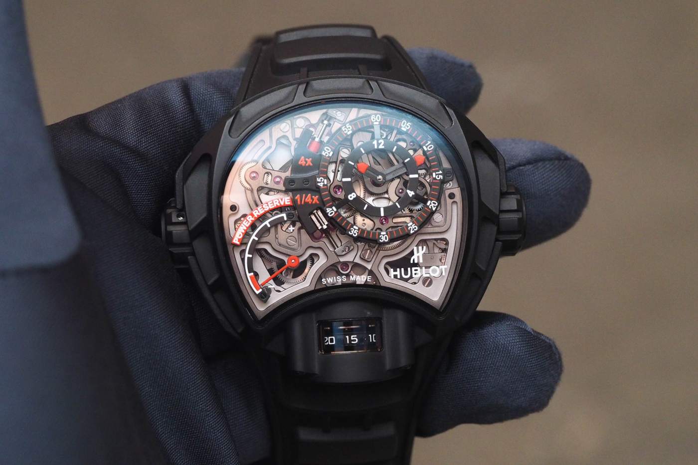 Đồng hồ Hublot MP-12 Key of Time Skeleton All Black