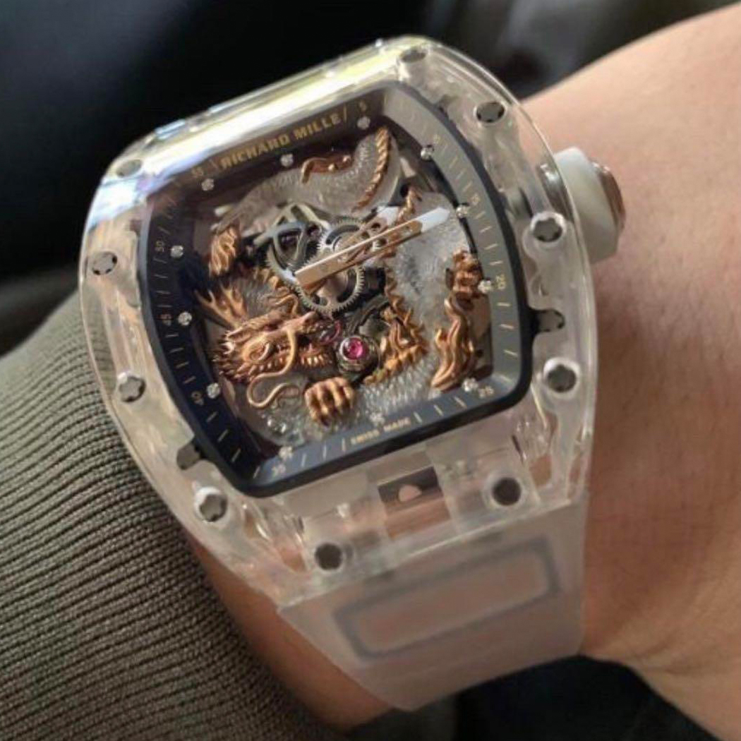 ng h Richard Mille RM 57 03 Sapphire Dragon Tourbillon gi i