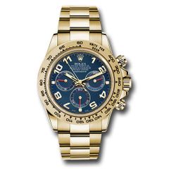 Đồng hồ Rolex Yellow Gold Cosmograph Daytona Blue Arabic Dial 116508 bla 40mm