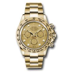 Đồng hồ Rolex Yellow Gold Cosmograph Daytona Champagne Diamond Dial 116508 chd 40mm