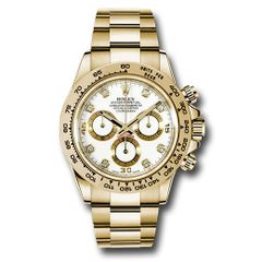 Đồng hồ Rolex Yellow Gold Cosmograph Daytona White Diamond Dial 116508 wd 40mm