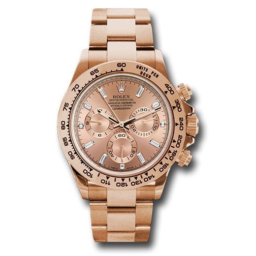 Đồng hồ Rolex Everose Gold Cosmograph Daytona Pink Diamond Dial 116505 pbd 40mm