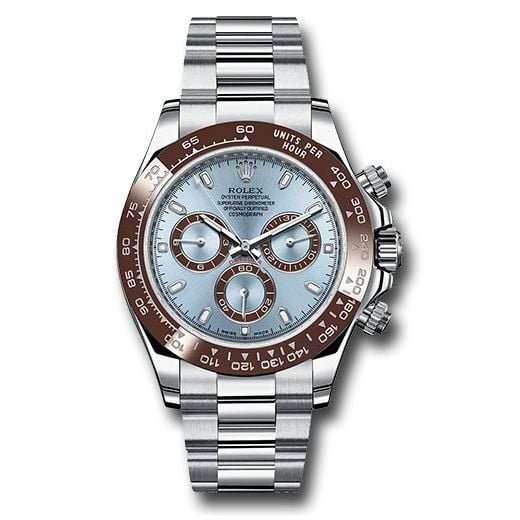 Đồng hồ Rolex 950 Platinum Cosmograph Daytona Ice Blue Index Dial 116506 ib 40mm