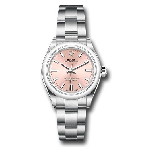 Đồng hồ Rolex Oyster Perpetual Domed Bezel Pink Index Dial Oyster Bracelet 276200 pio 28mm