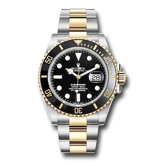 Đồng hồ Rolex Steel and Gold Submariner Date Black Bezel Black Dial 126613LN 41mm