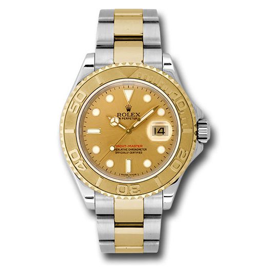 Đồng hồ Rolex Steel and Yellow Gold Yacht-Master Champagne Dial 16623 ch 40mm