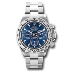 Đồng hồ Rolex White Gold Cosmograph Daytona Blue Index Dial 116509 Bli 40mm