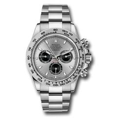 Đồng hồ Rolex White Gold Cosmograph Daytona Steel & Black Index Dial 116509 stbk 40mm