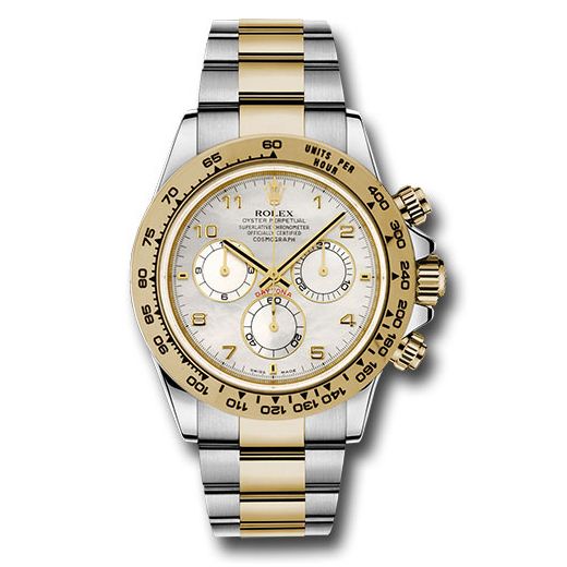 Đồng hồ Rolex Yellow Rolesor Cosmograph Daytona White Mother-Of-Pearl Arabic Dial 116503 ma 40mm
