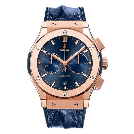 Đồng hồ Hublot Classic Fusion Blue Chronograph King Gold 521.OX.7180.LR 45mm