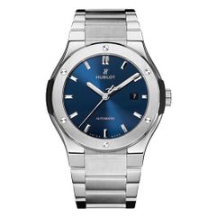 Đồng hồ Hublot Classic Fusion Blue Titanium Bracelet 548.NX.7170.NX 42mm