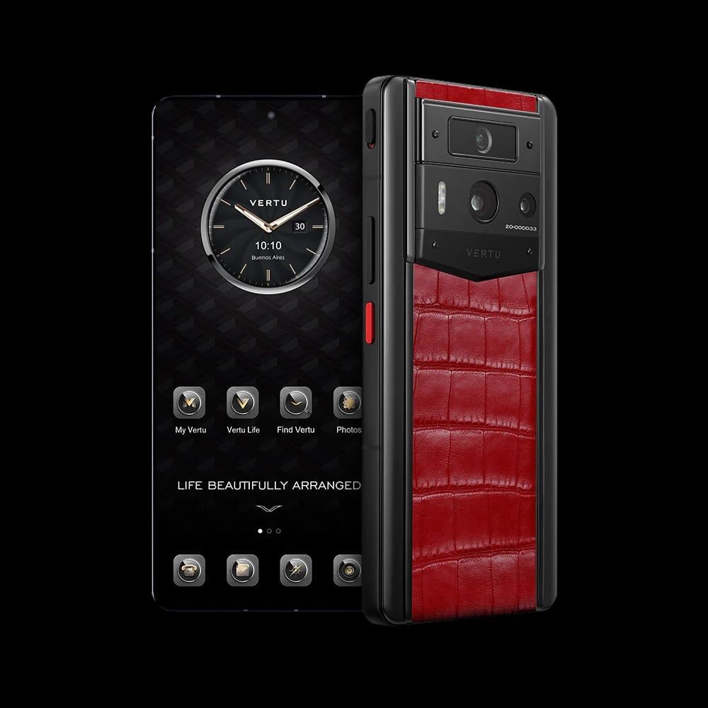 METAVERTU 2 Alligator Skin Flame Red