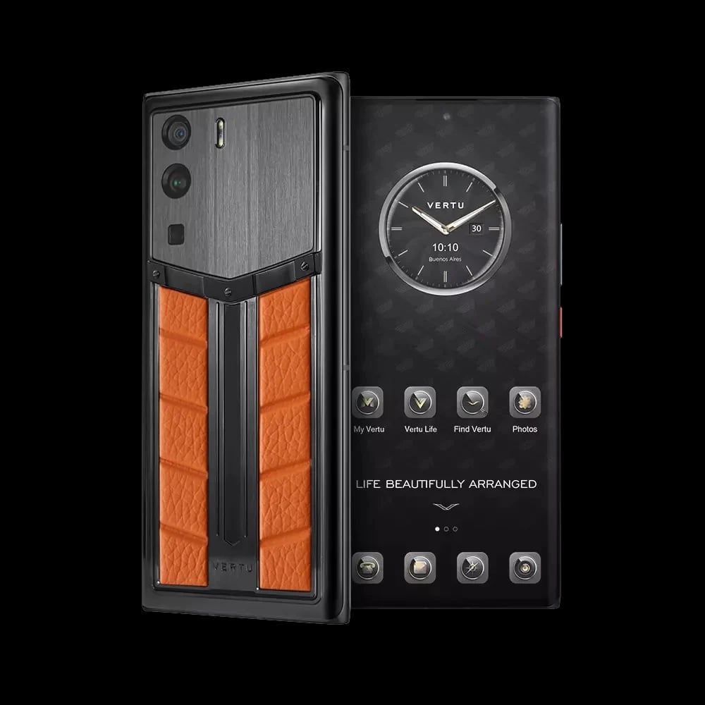 METAVERTU Race Track Design Orange Calf Basic