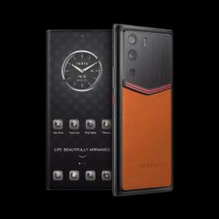 METAVERTU Enameled Calf Leather Orange Pro