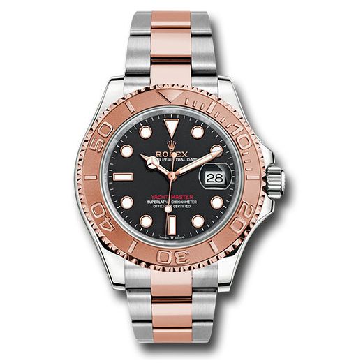 Đồng hồ Rolex Steel và Everose Gold Yacht-Master Black Dial 126621 bk 40mm