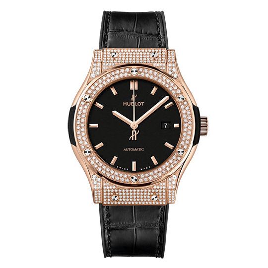 Đồng hồ Hublot Classic Fusion King Gold Pavé 542.OX.1181.LR.1704 42mm