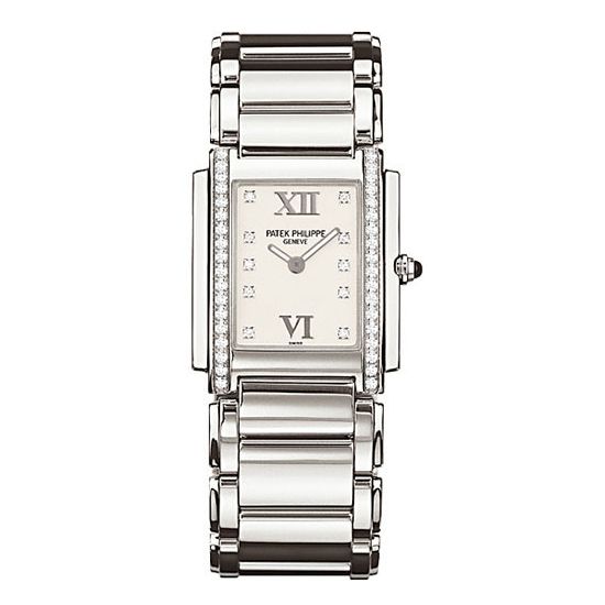 Đồng hồ nữ Patek Philippe Twenty-4 Medium Stainless Steel 4910/10A-011