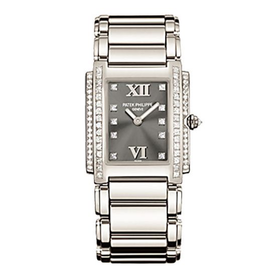 Đồng hồ nữ Patek Philippe Twenty-4 Medium White Gold 4910/20G-010