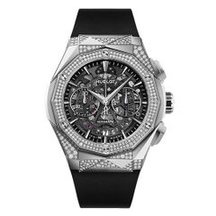 Hublot Classic Fusion Aerofusion Chronograph Orlinski Titanium Alternative Pavé 525NX0170RX1804ORL18 45mm