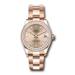 Đồng hồ Rolex Everose Gold Datejust 31 278285RBR rsio