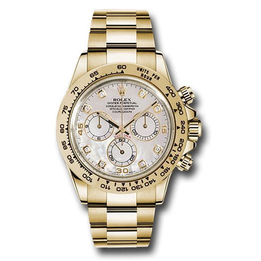 Đồng hồ Rolex Yellow Gold Cosmograph Daytona Mother-Of-Pearl Diamond Dial 116508 md 40mm