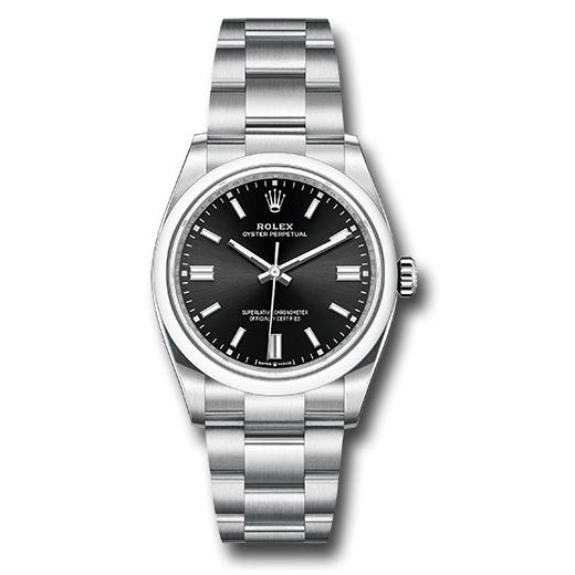 Đồng hồ Rolex Oyster Perpetual Domed Bezel Black Index Dial Oyster Bracelet 126000 bkio 36mm